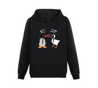 Noot Noot Honk Honk Hoodie Unisex - Pingu, Untitled Goose Game, Funny Mens Sweatershirt Top Long Sleeve Size L