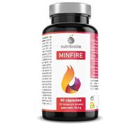 Nootropique Naturel Sans Caféine - Bacopa, Crinière de Lion, Choline, Ginkgo, Thé vert, Phosphatidylsérine - Mémoire, Concentration, Énergie et Fatigue Mentale - Sans Additifs - MINFIRE