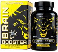 NOOTROPIQUE PUISSANT | Vitastrong Brainbooster | Anti Fatigue Puissant, Mémoire et Concentration, Supplément nootropique, Concentration Memoire | Pour Travailleurs Full Time, Gamer, Étudiants