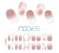 NOOVES NAILS Feuilles à Ongles en Gel Précuré Premium - Michelle | Bandes À Ongles Gel Semi-Permanent| Autocollants Ongles Semi-Permanents en Gel| Gel Nail stickers| Ongles Gel…