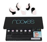Nooves Nails Autocollants À Ongles En Gel Précuré Premium - White CowGel Nail StickersOngles Gel AutocollantsFeuilles À Ongles Multicolore