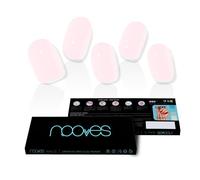 NOOVES NAILS Feuilles à Ongles en Gel Précuré Premium - Pale Rose | Bandes À Ongles Gel Semi-Permanent| Autocollants Ongles Semi-Permanents en Gel| Gel Nail stickers| Ongles Gel…