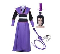 Noowye Costume de cosplay de l'anime Jiang Cheng/Jin Ling - Avec perruque - Vêtement traditionnel chinois antique pour Halloween, fête, carnaval