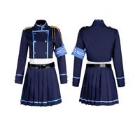 Noowye Costume de cosplay de l'anime Tachibana Hikari pour femme - Jupe de présentation - Ensemble complet pour Halloween, cosplay, carnaval, fête - Avec perruque