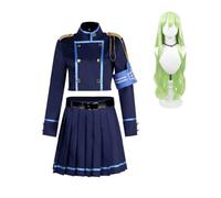 Noowye Costume de cosplay de l'anime Tachibana Hikari pour femme - Jupe de présentation - Ensemble complet pour Halloween, cosplay, carnaval, fête - Avec perruque