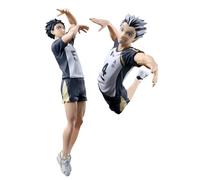Noowye Figurine Anime Akaashi Keiji - Statue Kotaro Bokuto - Figurines d'action - Figurine de volleyball japonais - 26 cm - Modèle assis - PVC - Décoration de bureau
