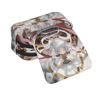 Noowye Frieren Trousse Dessin animé Ciel/Loin Trousse Dessin animé Impression 3D Grande Double Fermeture Éclair Japonais Stylo Retour à l'École, Type 4., 21*7.5*10CM, Porte-documents