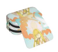 Noowye Frieren Trousse Dessin animé Ciel/Loin Trousse Dessin animé Impression 3D Grande Double Fermeture Éclair Japonais Stylo Retour à l'École, Type 9., 21*7.5*10CM, Porte-documents
