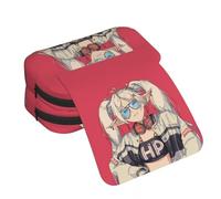 Noowye Frieren Trousse Dessin animé Ciel/Loin Trousse Dessin animé Impression 3D Grande Double Fermeture Éclair Japonais Stylo Retour à l'École, Type 1, 21*7.5*10CM, Porte-documents