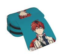 Noowye Frieren Trousse Dessin animé Ciel/Loin Trousse Dessin animé Impression 3D Grande Double Fermeture Éclair Japonais Stylo Retour à l'École, Type 7., 21*7.5*10CM, Porte-documents