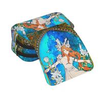Noowye Frieren Trousse Dessin animé Ciel/Loin Trousse Dessin animé Impression 3D Grande Double Fermeture Éclair Japonais Stylo Retour à l'École, Type 10., 21*7.5*10CM, Porte-documents