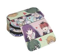 Noowye Frieren Trousse Dessin animé Ciel/Loin Trousse Dessin animé Impression 3D Grande Double Fermeture Éclair Japonais Stylo Retour à l'École, Type 12, 21*7.5*10CM, Porte-documents