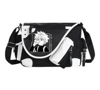 Noowye Hisoka Sac à bandoulière Anime Chrollo Lucilfer Messenger Bag Shalnark Sac à bandoulière pour homme et femme Grand sac avec plusieurs compartiments, Type 03, 31*12*26CM