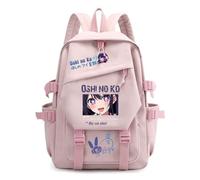 Noowye Hoshino Rubi Sac à dos Anime Arima kana Sac d'école Cartable Personnage de dessin animé Hoshino Akuamarin Sac à dos avec bretelles réglables (29 x 13 x 42 cm), Type 2., 29*13*42CM