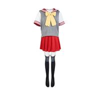 Noowye Kitagawa Marin Costume de cosplay Anime Inui Sajuna Uniforme scolaire Jupe nœud Perruque Uniforme JK Sailor Suit Halloween Uniforme adulte Carnaval Fête