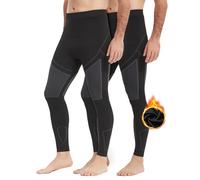 NOOYME Collant Thermique Homme sous Pantalon Thermique Homme Caleçon Long Chaud sous Vetement Thermique Homme à Séchage Rapide Legging Homme pour Le Ski Course à Pied