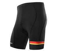 NOOYME Cuissard Velo Homme Cycliste 4D Rembourré Short Cycliste Homme Confortable Short VTT Homme à Séchage Rapide Cuissard Velo Homme pour Cycliste Homme - Taille XXL - Couleur Voyage en Allemagne
