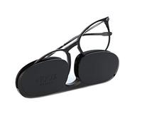 NOOZ Optics - Lunettes anti Lumière Bleue sans correction Homme et Femme pour Ordinateur, Smartphone, Gaming ou Télévision - Forme Ovale - Couleur Noir - Collection Alba