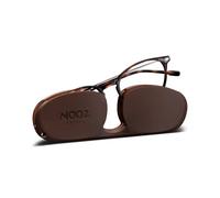 NOOZ Optics - Lunettes de Lecture Essential Alba - Forme Ovale - Montures ultra-légères en Nylon - Etui ultra-compact pour les avoir au Quotidien - marron - +2.5