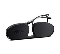 NOOZ Optics - Lunettes de Lecture Essential Alba - Forme Ovale - Montures ultra-légères en Nylon - Etui ultra-compact pour les avoir au Quotidien - 6 Couleurs - Noir - +2