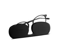 NOOZ Optics Lunettes de lecture unisexes - Lunettes ultra-légères pour femmes et hommes avec étui compact - Disponibles en plusieurs dioptries et couleurs - Collection CRUZ, Ovale (Noir)
