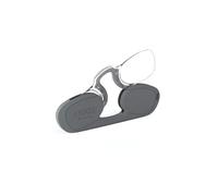 NOOZ Rectangulaire - Lunettes de lecture sans branches pour homme et femme - Etui très compact. Un indispensable pour tout presbytes. 6 couleurs / 5 Corrections, Gris, 1