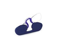 NOOZ Rectangulaire - Lunettes de lecture sans branches pour homme et femme - Etui très compact. Un indispensable pour tout presbytes. 6 couleurs / 5 Corrections, Bleu, 2