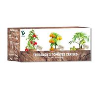 Nopalia® kit tomates cerises bio - mini potager intérieur - culture facile & diy