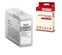 NOPAN-INK-1 Cartouche Compatible pour EPSON T8507 Black Light 80ml EPSON SC P800