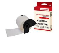 NOPAN-INK 1 Rouleau DK11209 Petite étiquette d'adresse Compatible pour Brother 29x62 mm Lot de 800 Noir sur Blanc