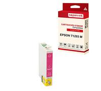 NOPAN-INK - Cartouche Compatible Magenta pour Epson T1293 XL, Epson Stylus Office BX 305, Epson Stylus SX 230 (Rose)