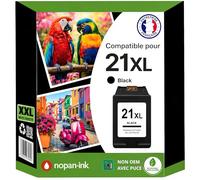 NOPAN-INK Cartouche Compatible pour HP 21XL 21 XL C9351AE C9351CE Noir 22ml