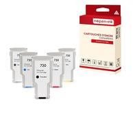 NOPAN-INK Cartouche Compatible pour HP HP730 HP 730 Multi-Couleurs x 6 pour DesignJet SD Pro MFP, DesignJet T1600, DesignJet T1600 36-Zoll, DesignJet T1600 Postscript, DesignJet T1600dr, DesignJe