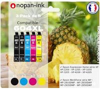 NOPAN-INK Compatible pour Epson 604XL, Pack de 15 Cartouches, 6 Noir (600 Pages) + 9 Couleurs (500 Pages), pour XP-2200/2205/3200/3205/4200/4205, WF-2910DWF/2930DWF/2950DWF