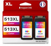 NOPAN-INK Pack de 2 Cartouches Compatible pour Canon CL513 Couleur