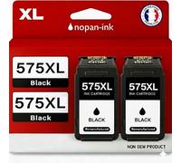 NOPAN-INK Pack de 2 Cartouches Compatible pour Canon PG575XL Noir