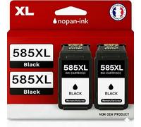 NOPAN-INK Pack de 2 Cartouches Compatible pour Canon PG585XL Noir 3X Plus d'encre