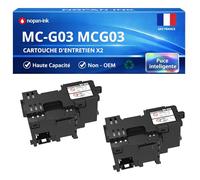 NOPAN-INK Pack de 2 Cartouches d'entretien Compatible pour Canon MC-G03 5794C001 Noir