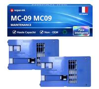 NOPAN-INK Pack de 2 Cartouches Maintenance Compatible pour Canon MC 09 MC-09 1320B012 Kit Maintenance