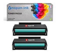 NOPAN-INK Pack de 2 Toners Compatible pour Pantum PA210 Noir 1 600 Pages