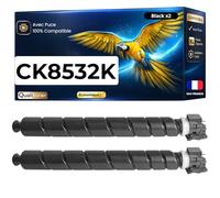 NOPAN-INK Pack de 2 Toners Compatible pour Triumph Adler - UTAX CK-8532 1T02YM0UT0 1T02YM0TA0 Noir 30000 Pages Qualitoner