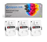NOPAN-INK Pack de 3 Boites pour Toner usagé Compatible pour Lexmark 20N0W00 Bac récupérateur 15 000 Pages