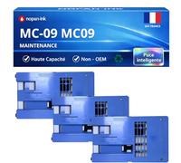 NOPAN-INK Pack de 3 Cartouches Maintenance Compatible pour Canon MC 09 MC-09 1320B012 Kit Maintenance