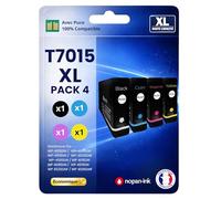 NOPAN-INK Pack de 4 Cartouches Compatible pour Epson C13T70114010 C13T70124010 C13T70134010 C13T70144010 Noir et Couleurs