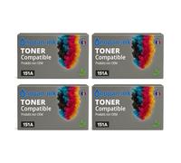 NOPAN-INK Pack de 4 Toners Compatible pour HP W1510A 151A Rendement ~2900 Pages - Noir
