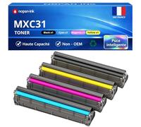 NOPAN-INK Pack de 4 Toners Compatible pour Sharp MX31GTBA MX31GTCA MX31GTMA MX31GTYA Noir et Couleurs