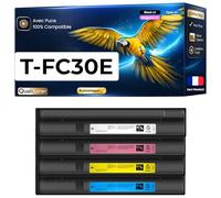 NOPAN-INK Pack de 4 Toners Compatible pour Toshiba 6AG00004450 6AG00004447 6AG00004452 6AG00004454 Noir et Couleurs Qualitoner