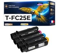 NOPAN-INK Pack de 4 Toners Compatible pour Toshiba T-FC25 6AJ00000075 6AJ00000072 6AJ00000078 6AJ00000081 Noir et Couleurs Qualitoner