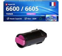 NOPAN-INK Toner 106R02230 106R02246 Compatible pour imprimantes 6600 6605 Magenta Haute capacité avec Puce 6000 Pages