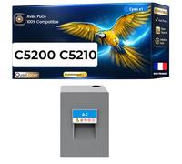 NOPAN-INK Toner 828429 Compatible pour Ricoh 5200 5210 Cyan Haute capacité avec Puce 24000 Pages